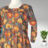 Hand Block Print Indian Organic Fabric Women Dress One size fit Most.
