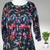 Hand Block Print Indian Organic Fabric Women Dress One size fit Most.