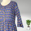 100% Cotton, Hand-Stitched, Nice Look Handmade Flower Print Women Fashion By Zanobia - Image 3