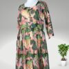 Hand Block Print Indian Organic Fabric Women Dress One size fit Most. - Image 3