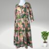 Hand Block Print Indian Organic Fabric Women Dress One size fit Most. - Image 4