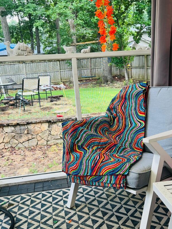 Handmade Pure100% Cotton Indian Katha Quilt Block Printed, Multicolor Printed Beautiful Bed Quilt, Quilting Bed Cover Very Nice Quilt Bedspread By Zanobia.
