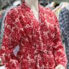Indian Handmade Block Print,100% Pure Organic Cotton Robe,By Zanobia.