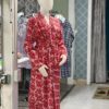 Indian Handmade Block Print,100% Pure Organic Cotton Robe,By Zanobia. - Image 2